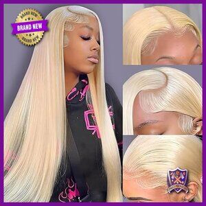 30 Inch Human Hair Lace Front Wig 13x6 HD Transparent Glueless Pre Plucked